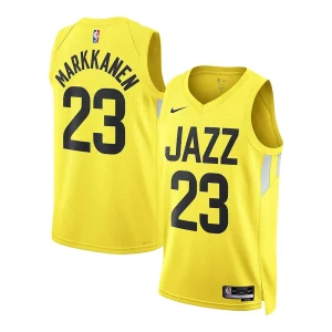 Moderno Lauri Markkanen Utah Jazz Nike Unisex Swingman Jersey Association Edition Gold  para los verdaderos seguidores