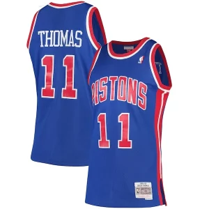 Chulo Fácil de llevar Isiah Thomas Detroit Pistons 1988/89 Hardwood Classics Swingman Jersey Blue  para los verdaderos seguidores
