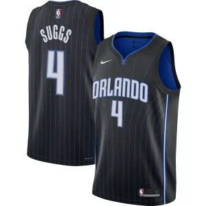 Fantástico Fácil de llevar Jalen Suggs Orlando Magic Nike Youth Swingman Jersey Icon Edition Black  para los verdaderos seguidores