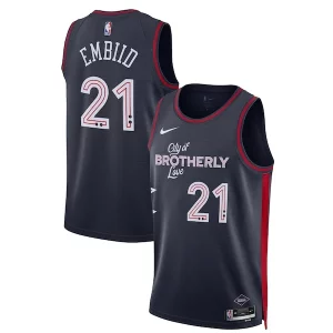 Moderno Práctico Magnífico Joel Embiid Philadelphia 76ers Nike Unisex 2023/24 Swingman Jersey Navy City Edition  para los verdaderos seguidores