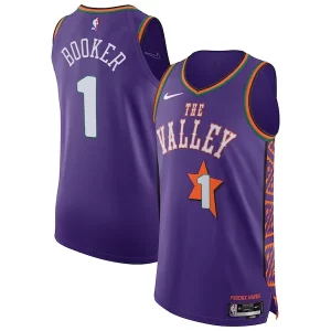 Versátil Clásico Devin Booker Phoenix Suns Nike 2024/25 Authentic Player Jersey City Edition Purple  para los verdaderos seguidores