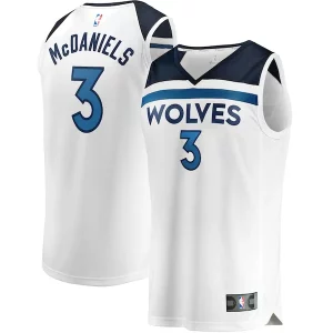 Resistente Exquisito Jaden McDaniels Minnesota Timberwolves Youth Fast Break Replica Player Jersey Association Edition White  para los verdaderos seguidores