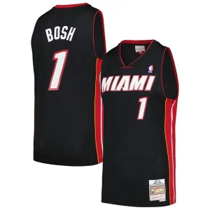 Bonito Práctico Chris Bosh Miami Heat 2012/13 Hardwood Classics Swingman Jersey Black  para los verdaderos seguidores