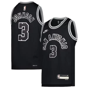 Fantástico Ideal Único Keldon Johnson San Antonio Spurs Nike Youth 2022/23 Swingman Jersey Classic Edition Black  para los verdaderos seguidores