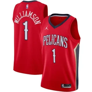 Perfecto Versátil Zion Williamson New Orleans Pelicans Jordan Brand 2020/21 Swingman Jersey Statement Edition Red  para los verdaderos seguidores