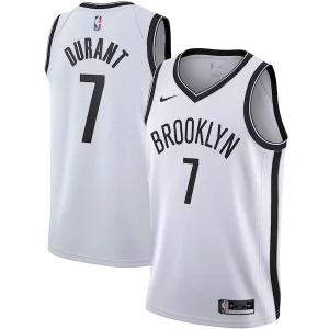 Moderno Elegante Hermoso Kevin Durant Brooklyn Nets Nike 2020/21 Swingman Jersey White Association Edition  para los verdaderos seguidores