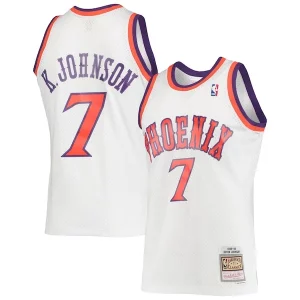 Versátil Kevin Johnson Phoenix Suns 1988/89 Hardwood Classics Swingman Jersey White  para los verdaderos seguidores