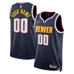 Duradero Denver Nuggets Nike Unisex Swingman Custom Jersey Navy Icon Edition  para los verdaderos seguidores