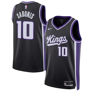 Comodo Bonito Domantas Sabonis Sacramento Kings Nike Unisex Swingman Jersey Icon Edition Black  para los verdaderos seguidores