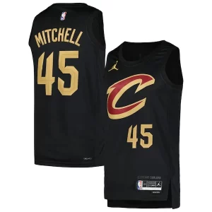 Resistente Sofisticado Donovan Mitchell Cleveland Cavaliers Jordan Brand Swingman Player Jersey Statement Edition Black  para los verdaderos seguidores