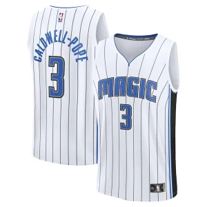 Genial Kentavious Caldwell Pope Orlando Magic Youth Fast Break Replica Player Jersey Association Edition White  para los verdaderos seguidores