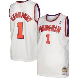 Práctico Penny Hardaway Phoenix Suns 2001/02 Hardwood Classics Swingman Jersey White/Purple  para los verdaderos seguidores