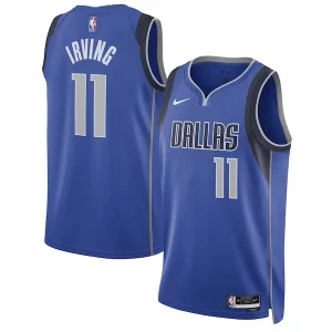 Hermoso Exquisito Kyrie Irving Dallas Mavericks Nike Unisex Swingman Jersey Icon Edition Blue  para los verdaderos seguidores