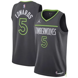 Magnífico Único Estupendo Anthony Edwards Minnesota Timberwolves Jordan Brand Unisex Swingman Jersey Statement Edition Charcoal  para los verdaderos seguidores