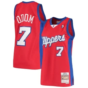 Moderno Lamar Odom LA Clippers 2000/01 Hardwood Classics Swingman Jersey Red  para los verdaderos seguidores