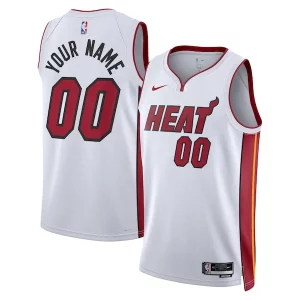 Atractivo Miami Heat Nike Unisex Swingman Custom Jersey White Association Edition  para los verdaderos seguidores