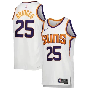 Estupendo Increíble Mikal Bridges Phoenix Suns Nike Unisex Swingman Jersey Association Edition White/Purple  para los verdaderos seguidores