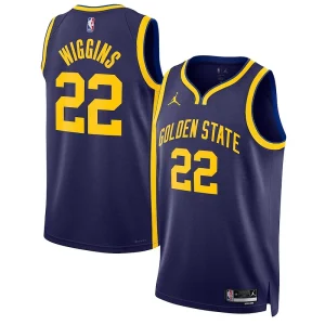 Maravilloso Perfecto Resistente Andrew Wiggins Golden State Warriors Jordan Brand Unisex Swingman Jersey Statement Edition Navy  para los verdaderos seguidores