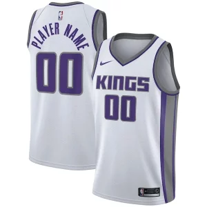 Único Sacramento Kings Nike 2020/21 Swingman Custom Jersey Association Edition White  para los verdaderos seguidores