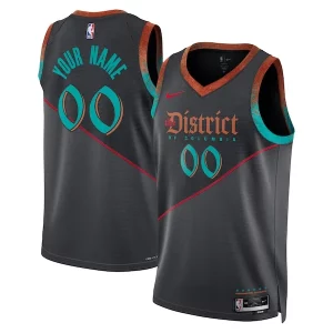 Magnífico Sofisticado Washington Wizards Nike Unisex 2023/24 Custom Swingman Jersey Black City Edition  para los verdaderos seguidores