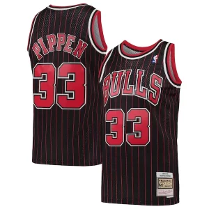 Versátil Práctico Magnífico Scottie Pippen Chicago Bulls Hardwood Classics Swingman Jersey Black  para los verdaderos seguidores