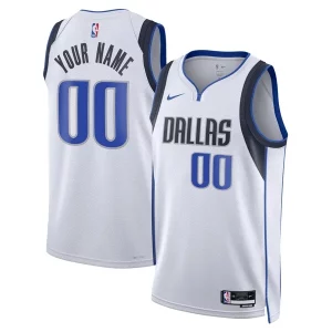Magnífico Estupendo Dallas Mavericks Nike Unisex Swingman Custom Jersey White Association Edition  para los verdaderos seguidores