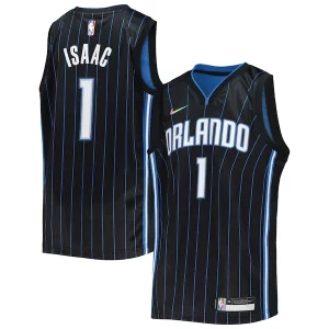 Versátil Perfecto Jonathan Isaac Orlando Magic Nike Youth 2021/22 Diamond Swingman Jersey Icon Edition Black  para los verdaderos seguidores