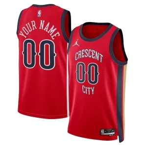 Fácil de llevar Robusto Estupendo New Orleans Pelicans Jordan Brand Unisex Swingman Custom Jersey Red Statement Edition  para los verdaderos seguidores