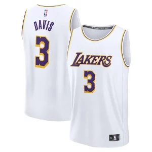 Duradero Resistente Atractivo Anthony Davis Los Angeles Lakers Youth Fast Break Replica Player Jersey Association Edition White  para los verdaderos seguidores