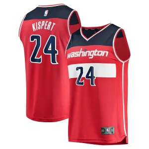 Atractivo Original Cool Corey Kispert Washington Wizards Youth Fast Break Replica Player Jersey Icon Edition Red  para los verdaderos seguidores