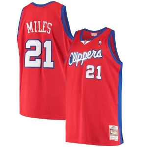Perfecto Moderno Darius Miles LA Clippers Hardwood Classics Swingman Jersey Red  para los verdaderos seguidores