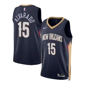 Ideal Fácil de llevar Jose Alvarado New Orleans Pelicans Nike Unisex Swingman Jersey Icon Edition Navy  para los verdaderos seguidores