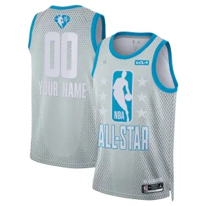 Fantástico Clásico Bonito Nike 2022 NBA All Star Game Swingman Custom Jersey Gray  para los verdaderos seguidores