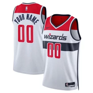 Comodo Increíble Bonito Washington Wizards Nike Unisex Swingman Custom Jersey White Association Edition  para los verdaderos seguidores