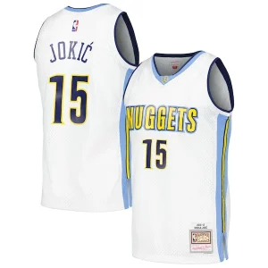 Atractivo Exquisito Nikola Jokic Denver Nuggets 2016/17 Throwback Swingman Jersey White  para los verdaderos seguidores