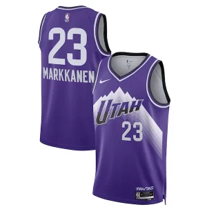Resistente Bonito Encantador Lauri Markkanen Utah Jazz Nike Unisex 2023/24 Swingman Jersey Purple City Edition  para los verdaderos seguidores