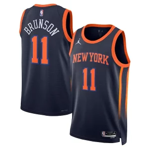 Práctico Versátil Jalen Brunson New York Knicks Jordan Brand Unisex Swingman Player Jersey Statement Edition Navy  para los verdaderos seguidores