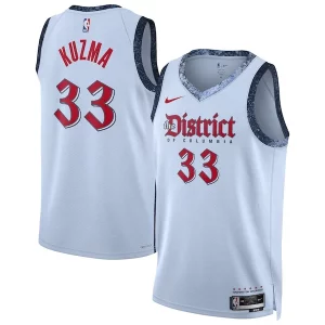 Resistente Elegante Kyle Kuzma Washington Wizards Nike Unisex 2024/25 Swingman Player Jersey City Edition Powder Blue  para los verdaderos seguidores