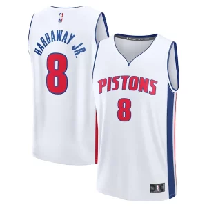 Robusto Tim Hardaway Jr. Detroit Pistons Fast Break Replica Player Jersey Association Edition White  para los verdaderos seguidores
