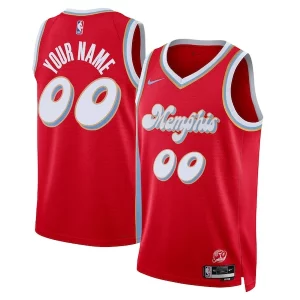 Ideal Resistente Maravilloso Memphis Grizzlies Nike Unisex 2024/25 Custom Swingman Jersey City Edition Red  para los verdaderos seguidores