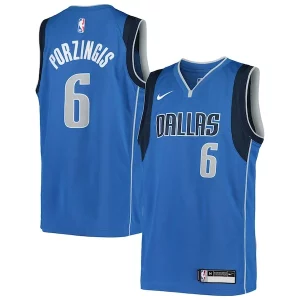 Versátil Kristaps Porzingis Dallas Mavericks Nike Youth Swingman Jersey Icon Edition Blue  para los verdaderos seguidores
