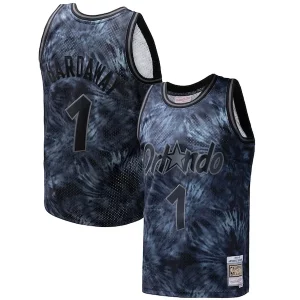 Hermoso Penny Hardaway Orlando Magic Hardwood Classics 1984/85 Tie Dye Swingman Jersey Black  para los verdaderos seguidores