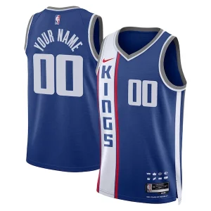 Comodo Genial Clásico Sacramento Kings Nike Unisex 2023/24 Custom Swingman Jersey Blue City Edition  para los verdaderos seguidores