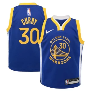 Robusto Stephen Curry Golden State Warriors Nike Preschool Dri FIT Swingman Player Jersey Icon Edition Royal  para los verdaderos seguidores