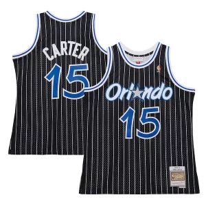 Resistente Increíble Vince Carter Orlando Magic 2009/10 Hardwood Classics Swingman Jersey Black  para los verdaderos seguidores