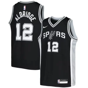 Versátil Fantástico LaMarcus Aldridge San Antonio Spurs Nike Youth Swingman Jersey Icon Edition Black  para los verdaderos seguidores