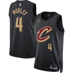 Perfecto Evan Mobley Cleveland Cavaliers Jordan Brand Unisex Swingman Jersey Statement Edition Black  para los verdaderos seguidores