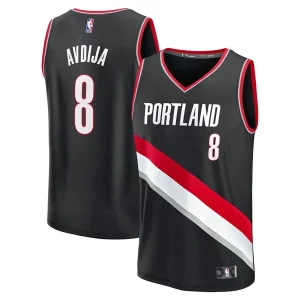 Versátil Lujoso Deni Avdija Portland Trail Blazers Youth Fast Break Replica Player Jersey Icon Edition Black  para los verdaderos seguidores