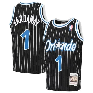 Delicioso Penny Hardaway Orlando Magic Youth Hardwood Classics Swingman Throwback Jersey Black  para los verdaderos seguidores