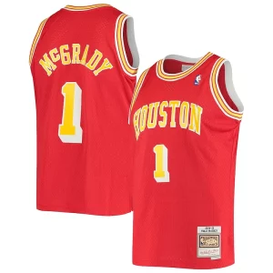 Robusto Resistente Tracy McGrady Houston Rockets 2001/02 Hardwood Classics Swingman Jersey Red  para los verdaderos seguidores